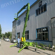 Trailer mounted articulated skylift